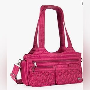Lug Streetcar Cranberry Crossbody Shoulder Bag EUC